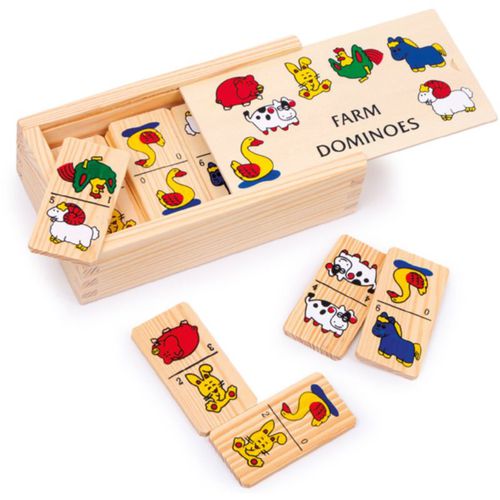 Farm Dominoes attività giocattolo 3y+ 1 pz - Small foot by Legler - Modalova