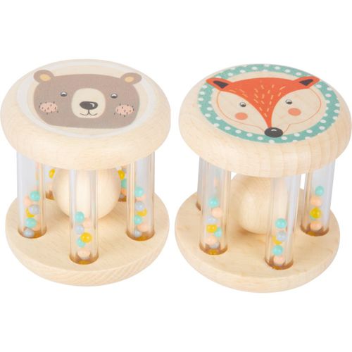 Rattle Animals Pastel sonaglio con palline 2 pz - Small foot by Legler - Modalova