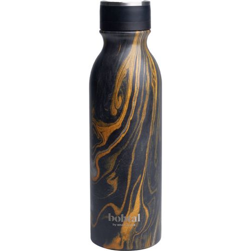 Bohtal botella de acero inoxidable para agua color Black Marble 600 ml - Smartshake - Modalova