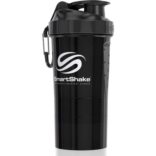 Original2GO coctelera deportiva + depósito color Gun Smoke Black 600 ml - Smartshake - Modalova