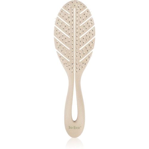 Biodegradable Detangling Leaf Brush cepillo compostable sobre el cabello mojado 1 ud - So Eco - Modalova