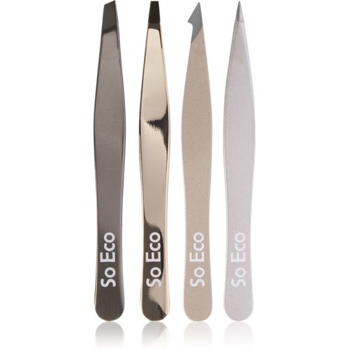 Tweezer Set Rose Gold lote de pinzas - So Eco - Modalova