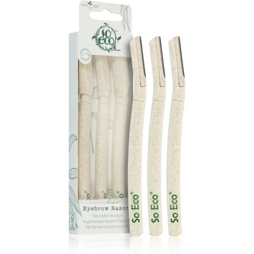 Eyebrow Razors (Pack of 3) rasoio (per sopracciglia) - So Eco - Modalova