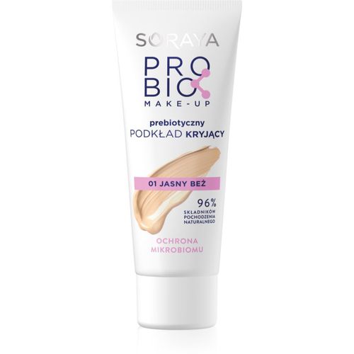 Probio Make-up base de maquillaje cubre imperfecciones con probióticos tono 01 Light Beige 30 ml - Soraya - Modalova