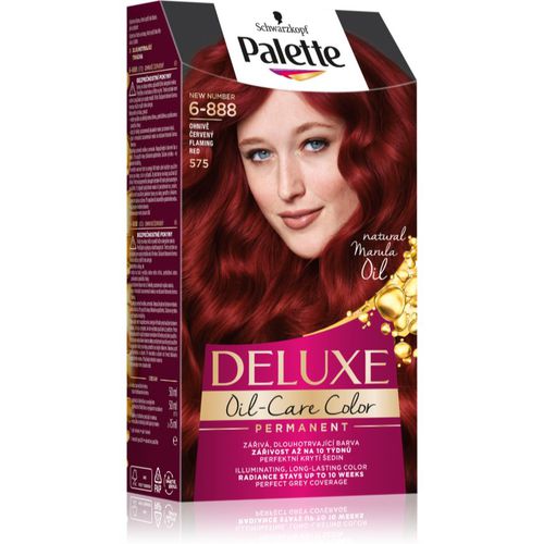 Palette Deluxe Permanent-Haarfarbe Farbton 6-888 Flaming Red 1 St - Schwarzkopf - Modalova