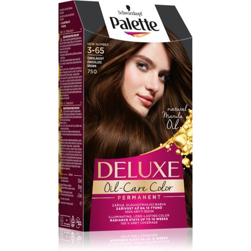 Palette Deluxe tinta permanente per capelli colore 3-65 750 Chocolate Brown 1 pz - Schwarzkopf - Modalova