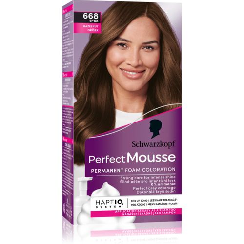 Perfect Mousse Permanent-Haarfarbe Farbton 668 Hazelnut - Schwarzkopf - Modalova