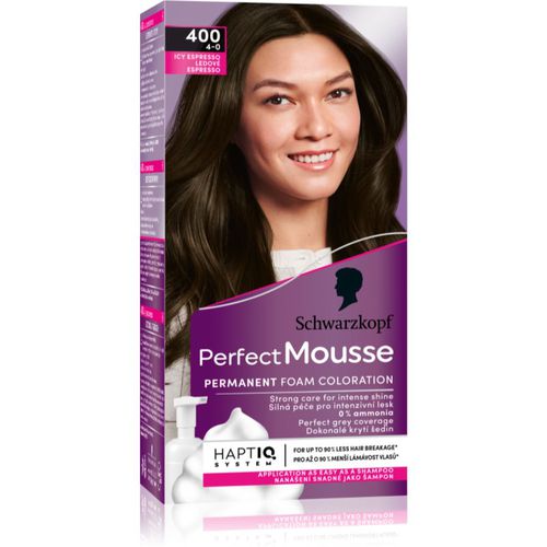 Perfect Mousse Permanent-Haarfarbe Farbton 400 Icy Espresso - Schwarzkopf - Modalova