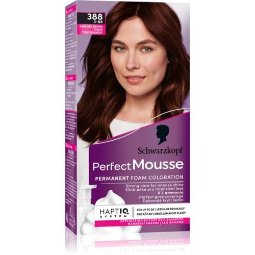 Perfect Mousse Permanent-Haarfarbe Farbton 388 Dark red brown - Schwarzkopf - Modalova