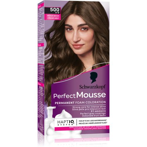 Perfect Mousse Permanent-Haarfarbe Farbton 500 Medium brown - Schwarzkopf - Modalova