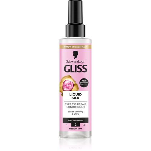 Gliss Liquid Silk acondicionador sin aclarado para fortalecimiento y brillo de cabello 200 ml - Schwarzkopf - Modalova