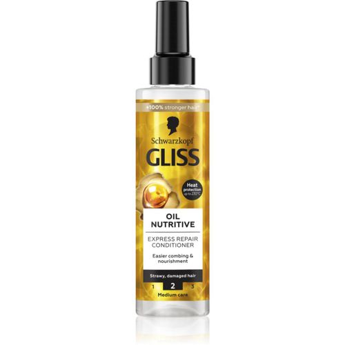 Gliss Oil Nutritive bálsamo regenerador para cabello encrespado y rebelde 200 ml - Schwarzkopf - Modalova