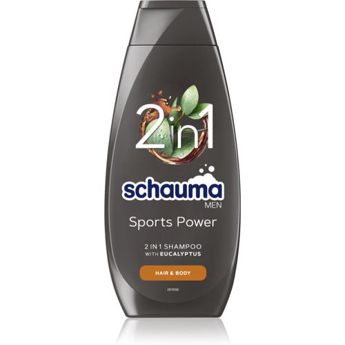 Schauma MEN gel de ducha y champú 2en1 para hombre Sports Power 400 ml - Schwarzkopf - Modalova