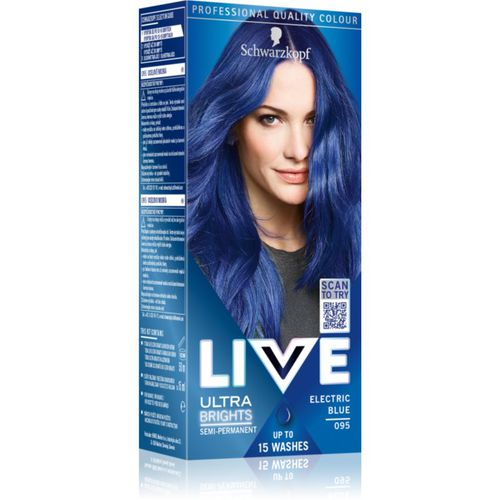 LIVE Ultra Brights or Pastel Haartönung Farbton 095 Electric Blue 1 St - Schwarzkopf - Modalova