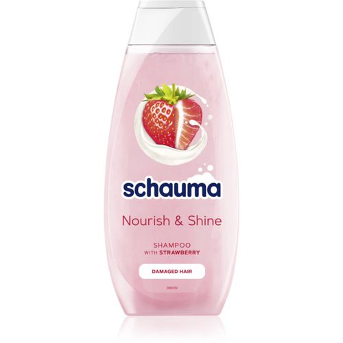 Schauma Nourish & Shine stärkendes Shampoo für beschädigtes Haar mit Erdbeerduft 400 ml - Schwarzkopf - Modalova