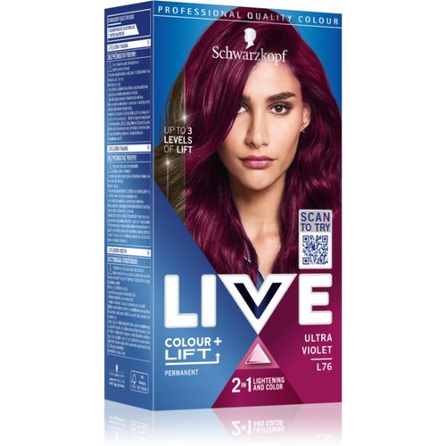 LIVE Colour + Lift Permanent-Haarfarbe Farbton L76 Ultra Violet 1 St - Schwarzkopf - Modalova