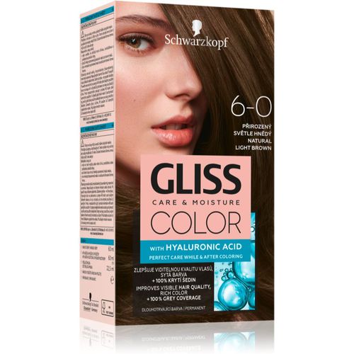 Gliss Color tinte permanente para cabello tono 6-0 Natural Light Brown - Schwarzkopf - Modalova