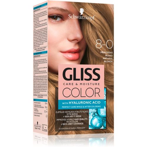 Gliss Color tinta permanente per capelli colore 8-0 Natural Blonde - Schwarzkopf - Modalova