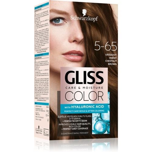 Gliss Color Permanent-Haarfarbe Farbton 5-65 Chestnut Brown 1 St - Schwarzkopf - Modalova