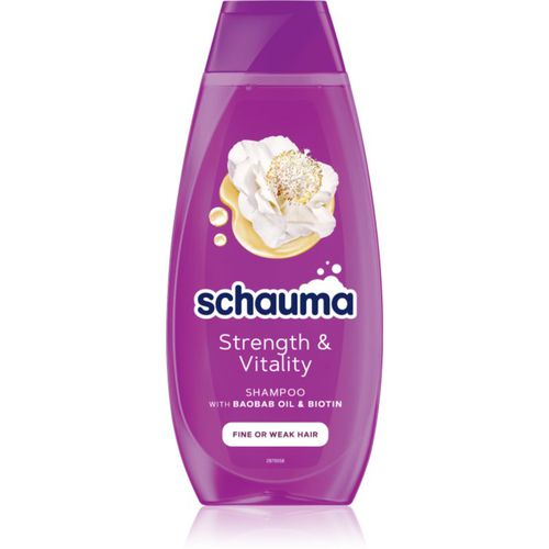 Schauma Strength & Vitality stärkendes Shampoo für sanfte und müde Haare 400 ml - Schwarzkopf - Modalova