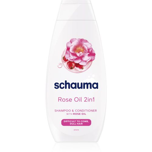 Schauma Rose Oil champú y acondicionador 2 en 1 para facilitar el peinado 400 ml - Schwarzkopf - Modalova