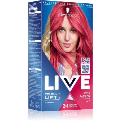 LIVE Colour + Lift Permanent-Haarfarbe Farbton L77 Pink Passion 1 St - Schwarzkopf - Modalova