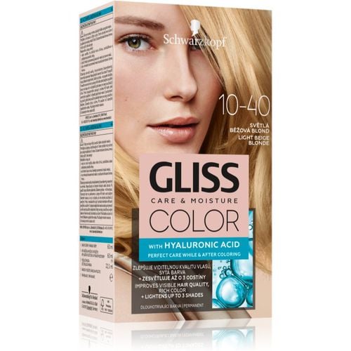 Gliss Color tinte permanente para cabello tono 10-40 Light Beige Blonde - Schwarzkopf - Modalova