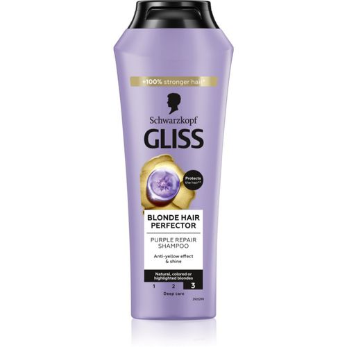 Gliss Blonde Hair Perfector champú para cabello neutralizante para tonos amarillos 250 ml - Schwarzkopf - Modalova