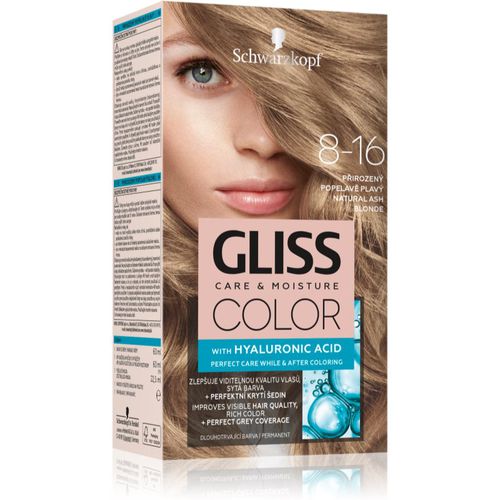 Gliss Color tinta permanente per capelli colore 8-16 Natural Ash Blonde 60 ml - Schwarzkopf - Modalova