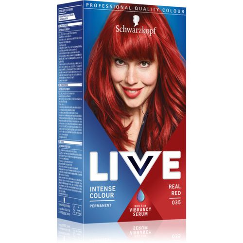 LIVE Intense Colour Permanent-Haarfarbe Farbton 035 Real Red 1 St - Schwarzkopf - Modalova