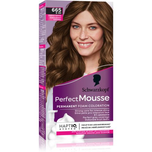 Perfect Mousse Permanent-Haarfarbe Farbton 665 Choco Toffee 1 St - Schwarzkopf - Modalova