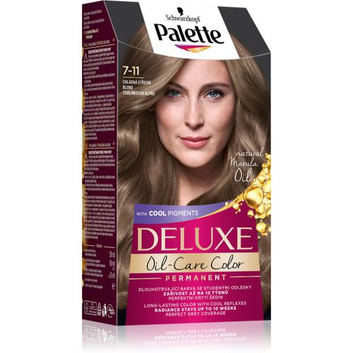 Palette Deluxe tinta permanente per capelli colore 7-11 Cool Medium Blond 1 pz - Schwarzkopf - Modalova