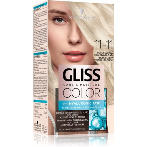 Gliss Color tinte permanente para cabello tono 11-11 Ultra Light Titanium Blonde 1 ud - Schwarzkopf - Modalova