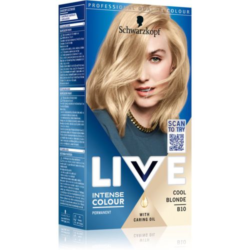 LIVE Intense Colour tinte permanente para cabello tono B10 Cool Blonde 1 ud - Schwarzkopf - Modalova