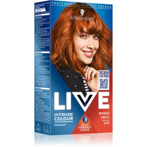 LIVE Intense Colour Permanent-Haarfarbe Farbton 030 Mango Twist 1 St - Schwarzkopf - Modalova