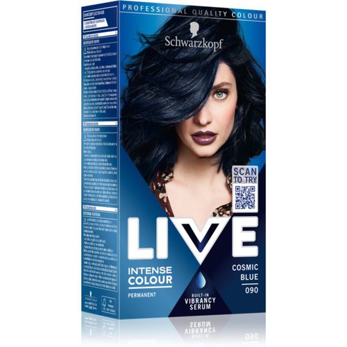 LIVE Intense Colour Permanent-Haarfarbe Farbton 090 Cosmic Blue 1 St - Schwarzkopf - Modalova