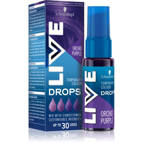 LIVE Drops sombra de color lavable para el cabello tono Orchid Purple 30 ml - Schwarzkopf - Modalova