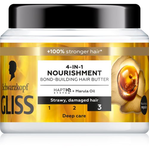 Gliss Oil Nutritive Mascarilla de nutrición intensa para cabello maltratado o dañado 400 ml - Schwarzkopf - Modalova