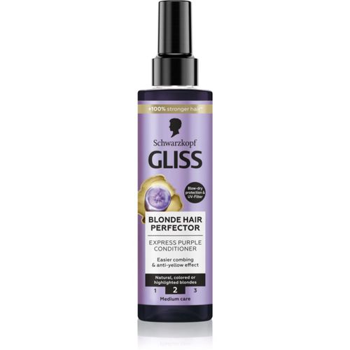 Gliss Blonde Hair Perfector acondicionador sin aclarado neutralizante para tonos amarillos 200 ml - Schwarzkopf - Modalova