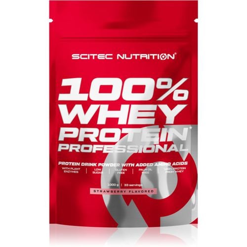 Whey Protein Professional Molkenprotein mit Verdauungsenzymen Geschmack Strawberry 1000 g - Scitec Nutrition - Modalova