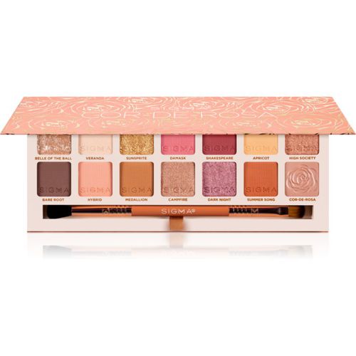 Cor-de-Rosa Eyeshadow Palette Lidschatten-Palette mit Pinselchen 16.24 g - Sigma Beauty - Modalova