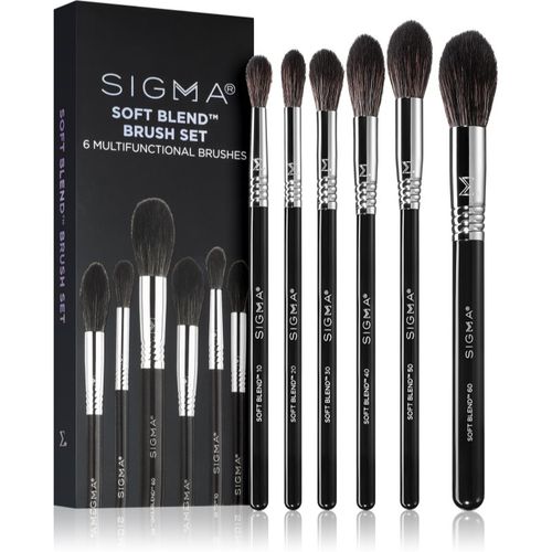 Face SOFT BLEND ™ set de brochas (para rostro y ojos) - Sigma Beauty - Modalova