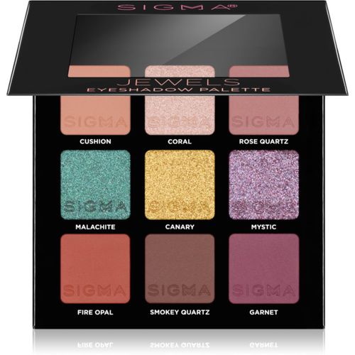 Party on The Go paleta de sombras de ojos tono Jewels 9 g - Sigma Beauty - Modalova