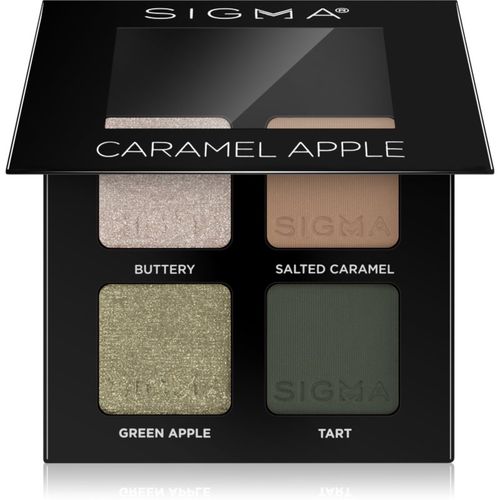 Quad paleta de sombras de ojos tono Caramel Apple 4 g - Sigma Beauty - Modalova