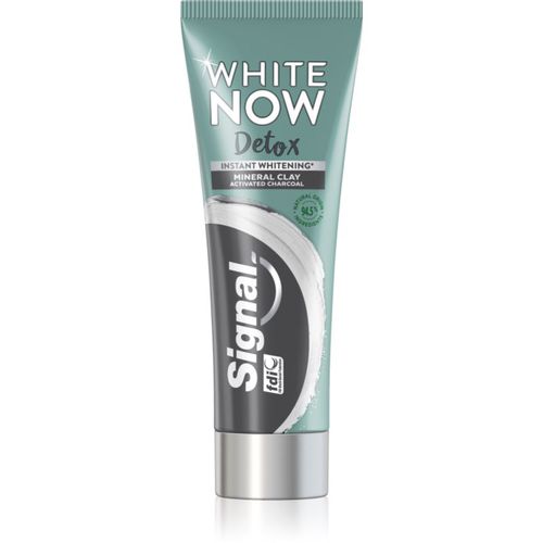 White Now Detox Charcoal pasta de dientes blanqueadora con carbón activo 75 ml - Signal - Modalova