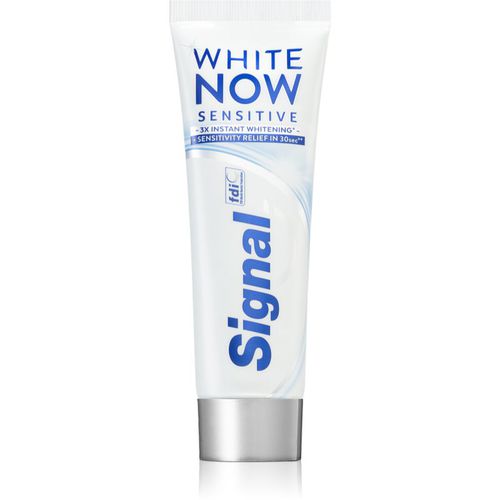 White Now Sensitive dentifricio sbiancante per denti sensibili 75 ml - Signal - Modalova