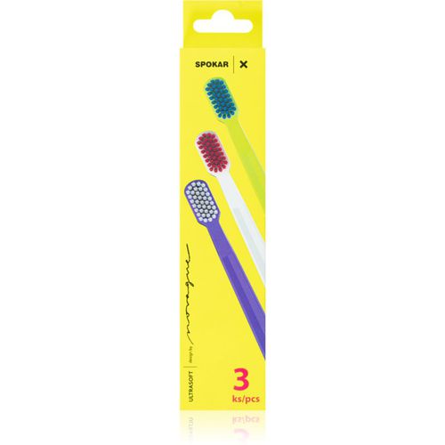 X 3429 Soft cepillos de dientes suaves 3 ud - Spokar - Modalova