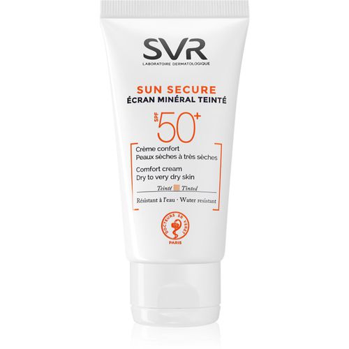 Sun Secure crema mineral con color para pieles secas y muy secas SPF 50+ 50 ml - SVR - Modalova