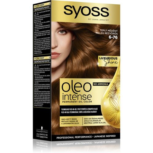 Oleo Intense Permanent-Haarfarbe mit Öl Farbton 6-76 Warm Copper 1 St - Syoss - Modalova