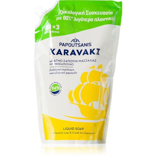 Karavaki Liquid Soap Pouch Refill With Chamomile jabón líquido para manos Recambio 900 ml - PAPOUTSANIS - Modalova